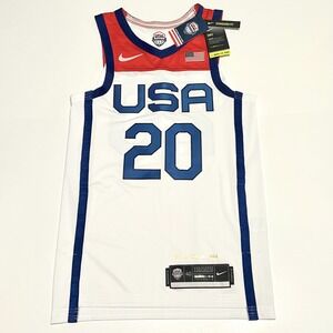 Nike USA Olympics 2020 Basketball Jersey Vaporknit Men's Size 40 Small $200